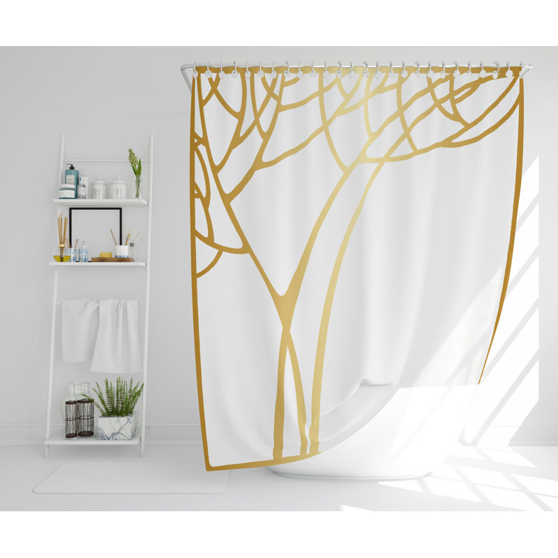 Lovisa Polyester Shower Curtain Set, 168cm H x 168cm W