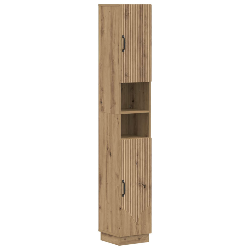 Linen Cabinet, Artisan Oak