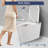 Smart Toilet With Bidet, Auto Open & Close Feature, Heated Seat, Warm Water And Dry, Foot Sensor, Fountain Washing Modes, Adjustable Temp, , Dryer Side Memory Buttons, High - Quality Ceramics