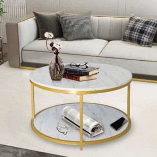 Table basse à 4 pieds avec rangement
