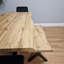 Wooden Brown Dining Table with Bench and 4 Velvet Chairs  Dining Room Furniture-185369971