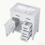 Meuble-lavabo simple 30 po avec plateau Phileas-1263603667