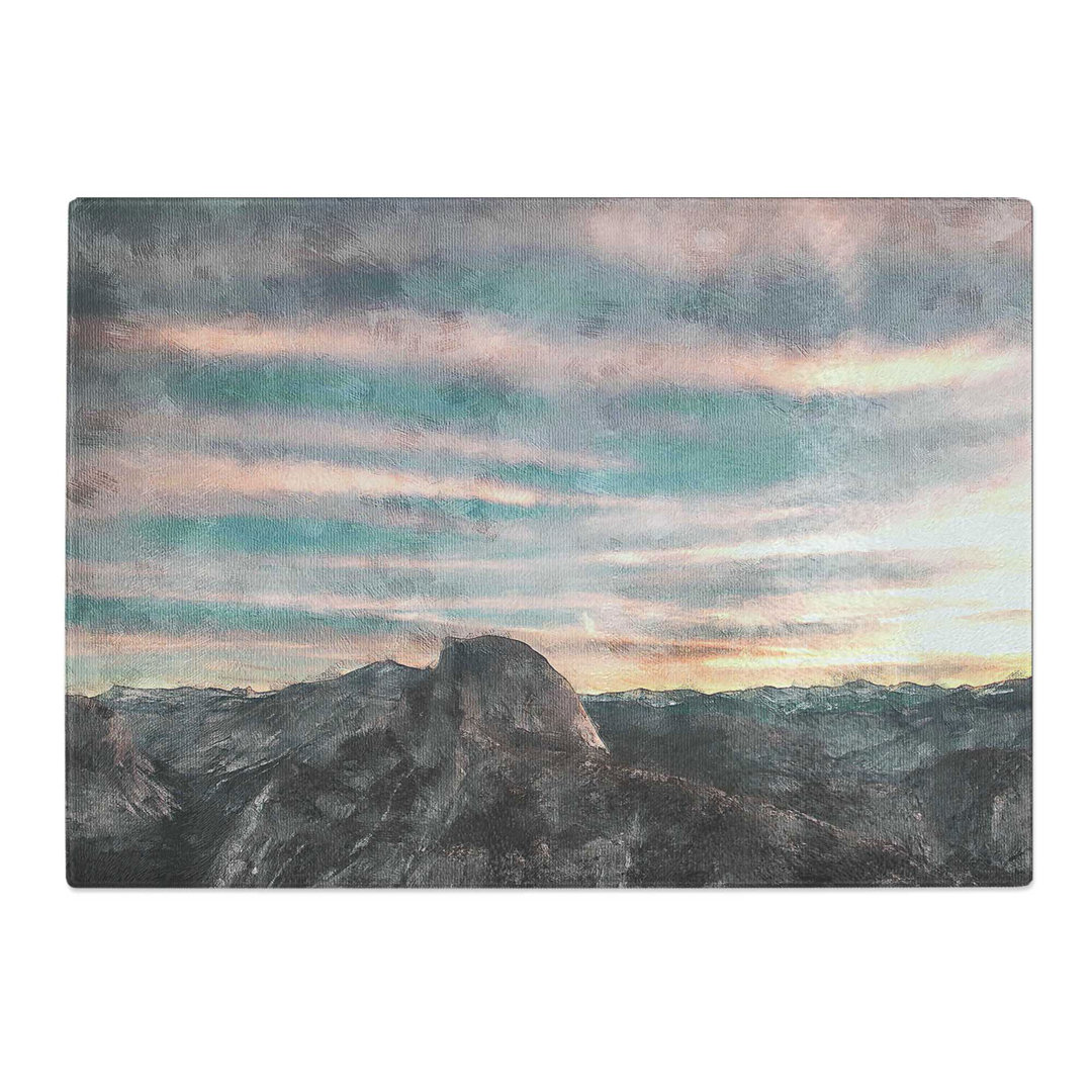 Tempered Glass Glacier Point in California Chopping Board