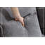 Canapé d'angle modulaire surdimensionné Cloud Couch de 260 cm de large, offrant un confort optimal et une assise large et profonde. Revêtement en tissu gaufré, 3 places avec pouf.-431490667