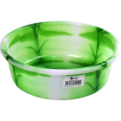 Tie-Dye Colour Plastic Round Wash Basin10"