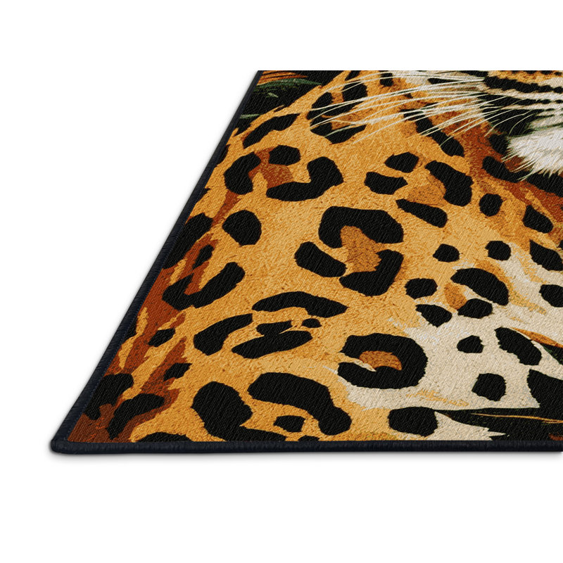  Tapis lavable Amazon Jaguar Big Cats, Carré 5 pi
