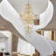 Lustre luxueux en cristal à deux niveaux pour escalier K9-667050993-667050997-667050995