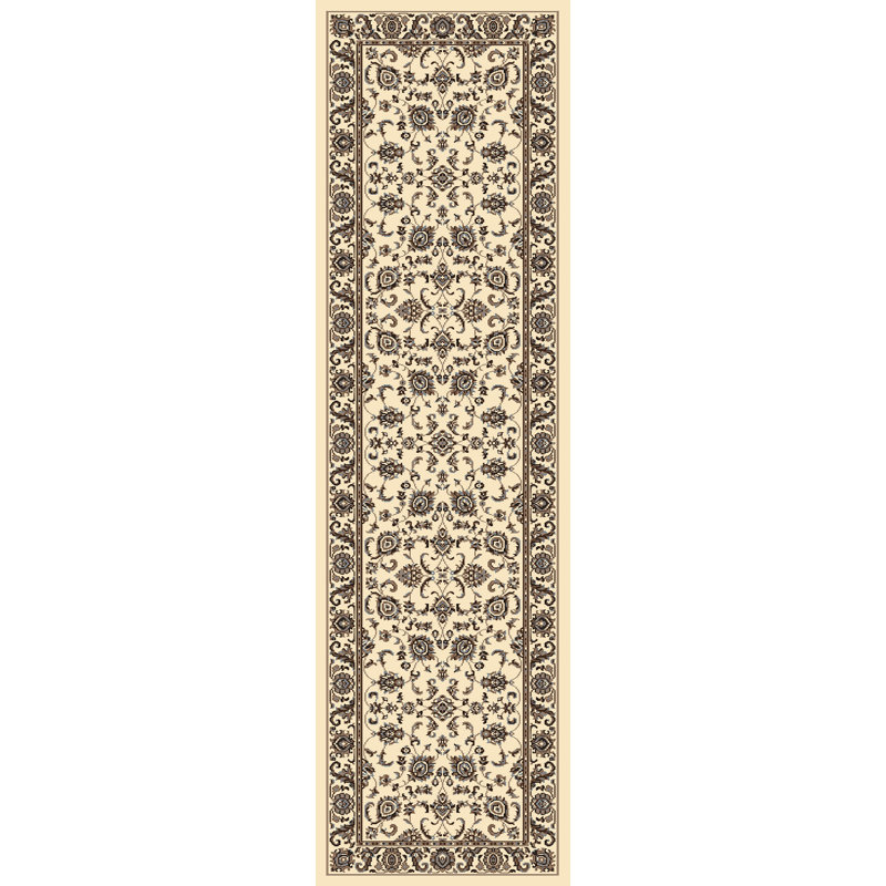 Weiser Ivory Traditional Oriental Area Rug, Runner 2'2" x 7'7"