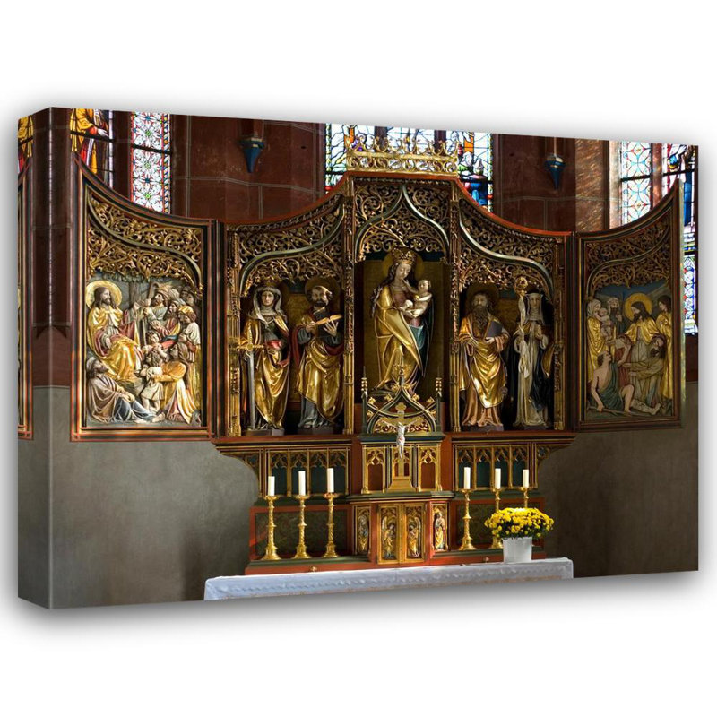Église du monastère Alter, Hirschhorn, Allemagne, H 28 po x l 36 po