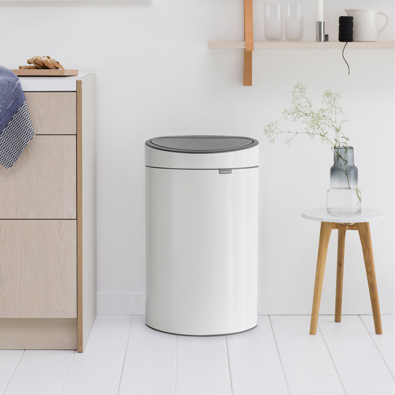 Brabantia Touch Bin New Recycle 40L, White