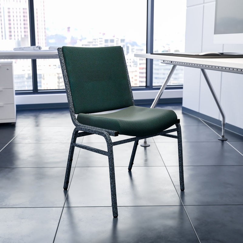 Chaise empilable sans accoudoirs Oliverson, Vert