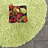 Assar Solid Color Handmade Tufted Polyester Area Rug in Lime-1026378255