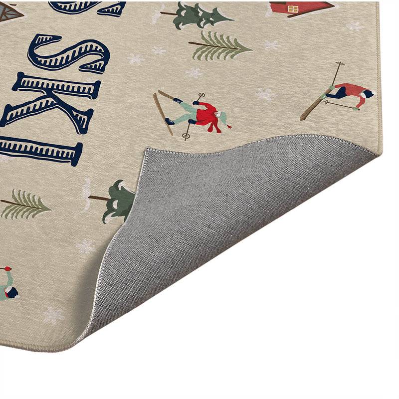 Tapis de cuisine Apres Ski, Ivoire ivoire, Rectangle 5 pi x 7 pi