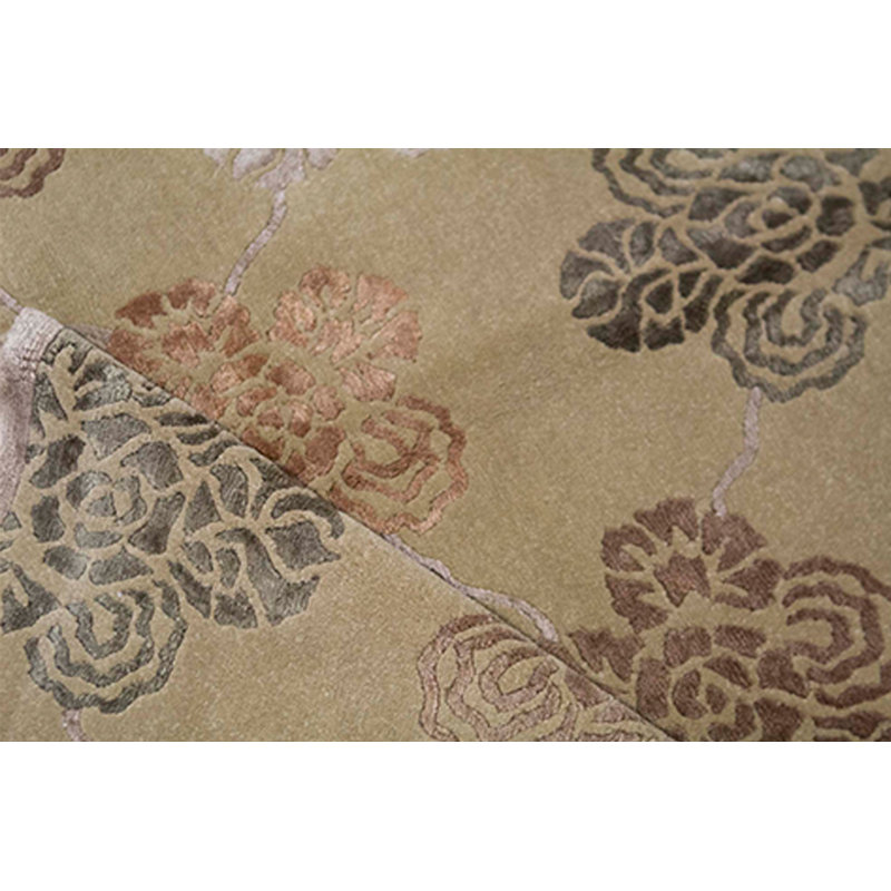 Himalayan Wool Floral Area Rug