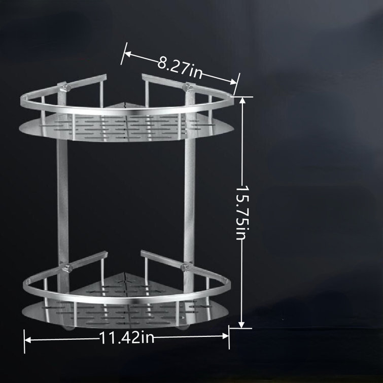 Rebrilliant Liva Adhesive Stainless Steel Shower Caddy