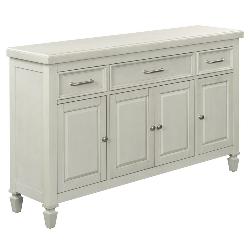 Wartow Raised Panel Door Server, Grey