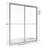 Deluxe 71.5" H Bypass Frameless Shower Door-14170710-47833591