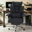 Ergonomic High Back Executive Office Chair with Retractable Footrest, Lumbar Support and Adjustable Height-1024532516-1010495787