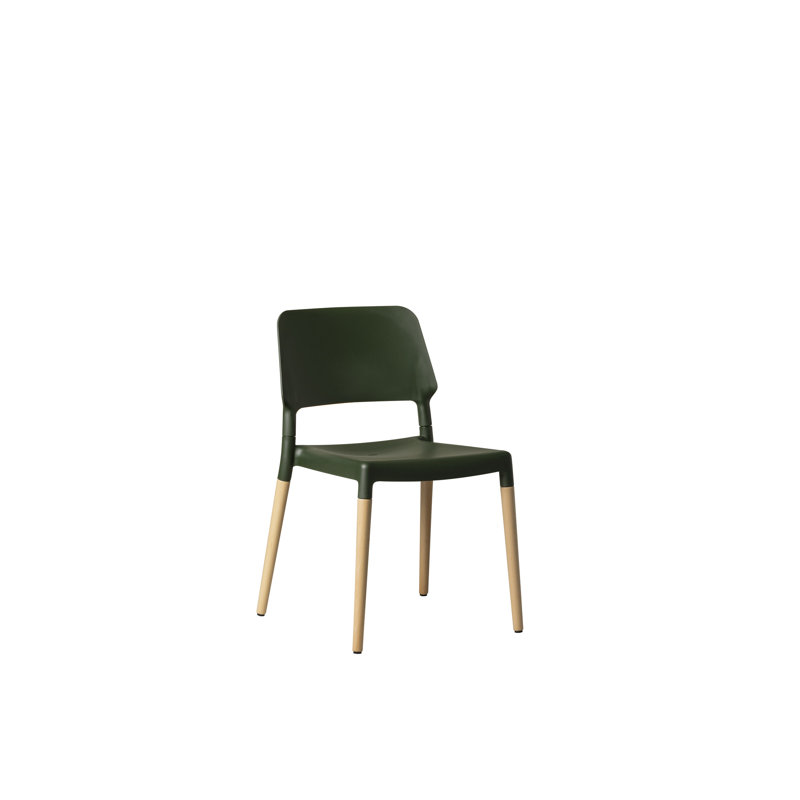 Belloch Chair, Natural Beech Wood, Green