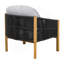 Fauteuil club d'extérieur en bois avec coussin-1678490217-1678490222