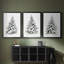 Christmas Holiday Art VI - Toile tendue avec châssis sur mesure - 3 pièces-918005208-918005209