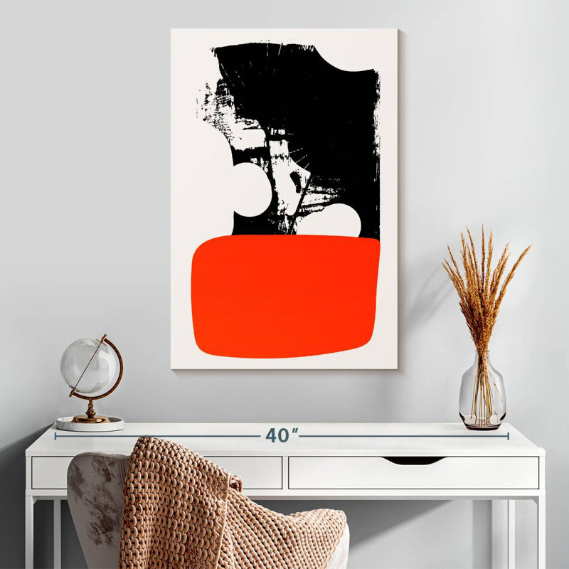 Avery Abstracta Orange, 30" H x 20" W