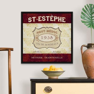 " Burgundy Wine Labels III "