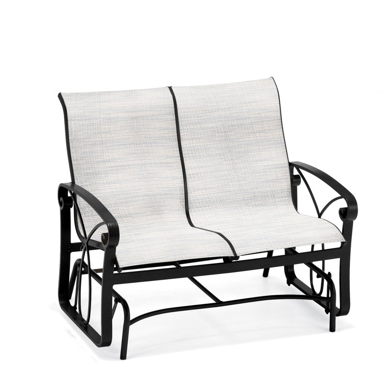 Palazzo Sling 45'' Wide Straight Aluminum Loveseat