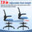 Drafting Chair Ergonomic Tall Office Chair Adjustable Height Computer Chair With Lumber Support Mid Back Task Mesh Desk Chair With Flip Up Arms Footrest Drafting Swivel Stool For Standing Desk, Blue-1138471991