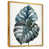 Toile avec cadre flottant or
