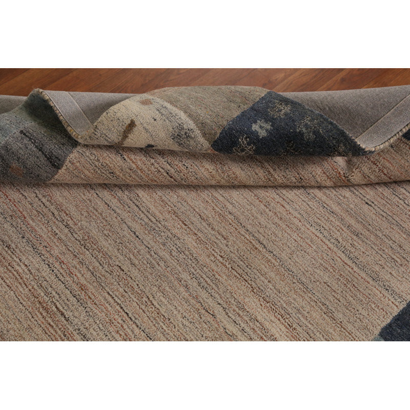 Handmade Gabbeh Indian Area Rug 5x8