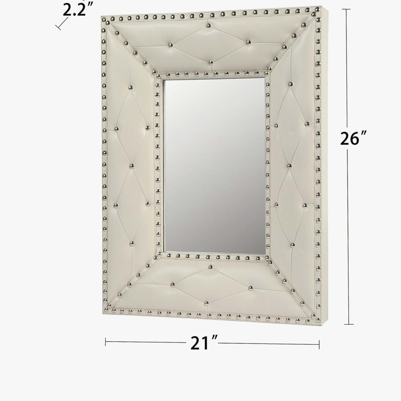 Miroir mural blanc WHITE