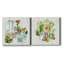 Shiplap Cottage Retreat - ensemble de 2 reproductions d'art sur toile tendue-34589514