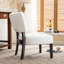 Fauteuil d'appoint capitonné en cuir avec sièges surdimensionnés Roundhill Furniture-1199226697
