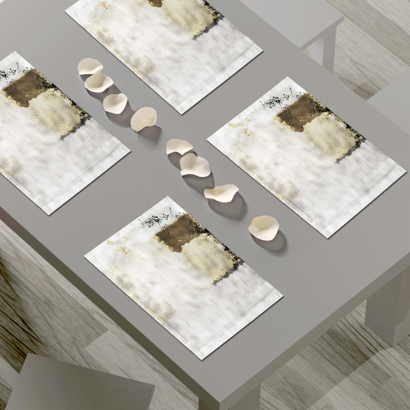 Napperon abstrait en polyester