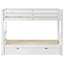 Twin Over Pull-Out Bunk Bed With Trundle-1138062913