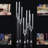 5 Arms Arcylic Candle Holders for Wedding Party Table Decoration,LED Candles excluded-675580240
