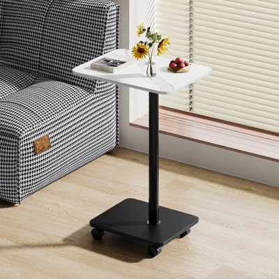 Tray Top Pedestal End Table