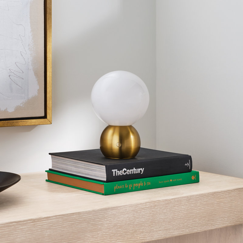 Suki LED Table Lamp, Gloss Black
