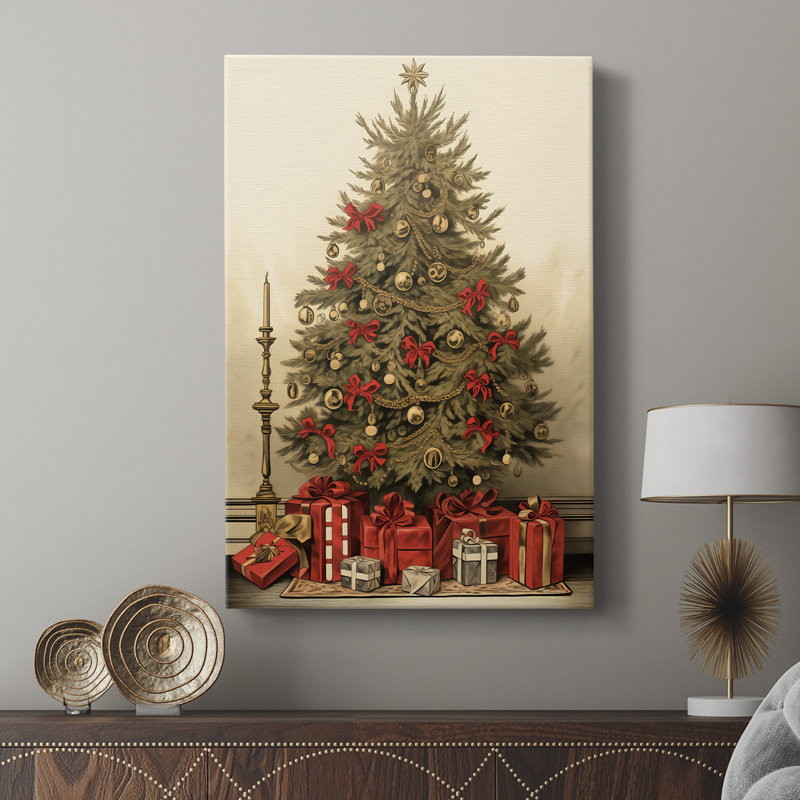 Art de Noël de Noël CDXCI - galerie Cavas sur mesure, H 27 po x l 18 po