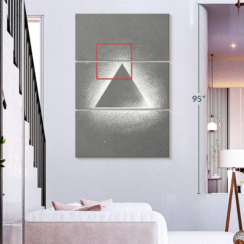 Avery Creative Abstract Geometric, 74" H x 48" W