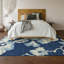 Tapis bleu marine de qualité supérieure lavable à la machine Prisco-1186539997