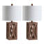 Lampe de table en bois massif Briea-586325838