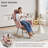 Teddy Fabric Upholstered Nursery Rocking Glider Chair,Armchair,Accent chair,Living room chair-1504793721