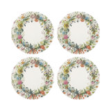 Wreath Flowers Pebble 16" Vinyl Placemat