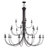 12 Light Bronze Large 2-Tier Chandelier-1966749290-1966749335