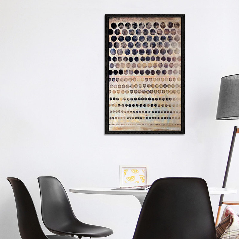 Moon Shadow - Print on Canvas, 101.6 cm H x 66.04 cm W, Black Framed