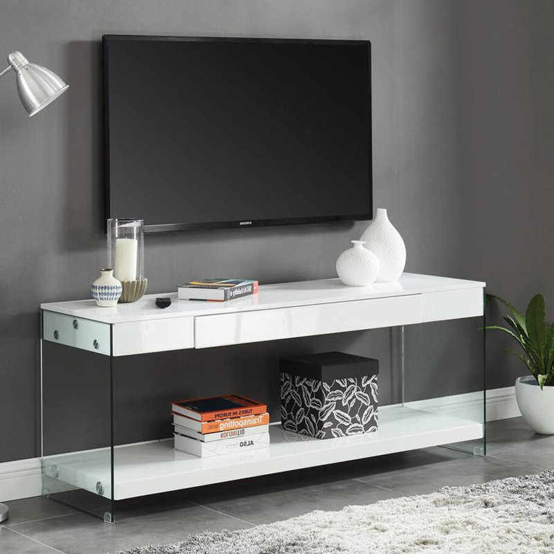 Meuble télé 60 po 60 po, H 24,5 po x L 60,4 po x l 17,9 po