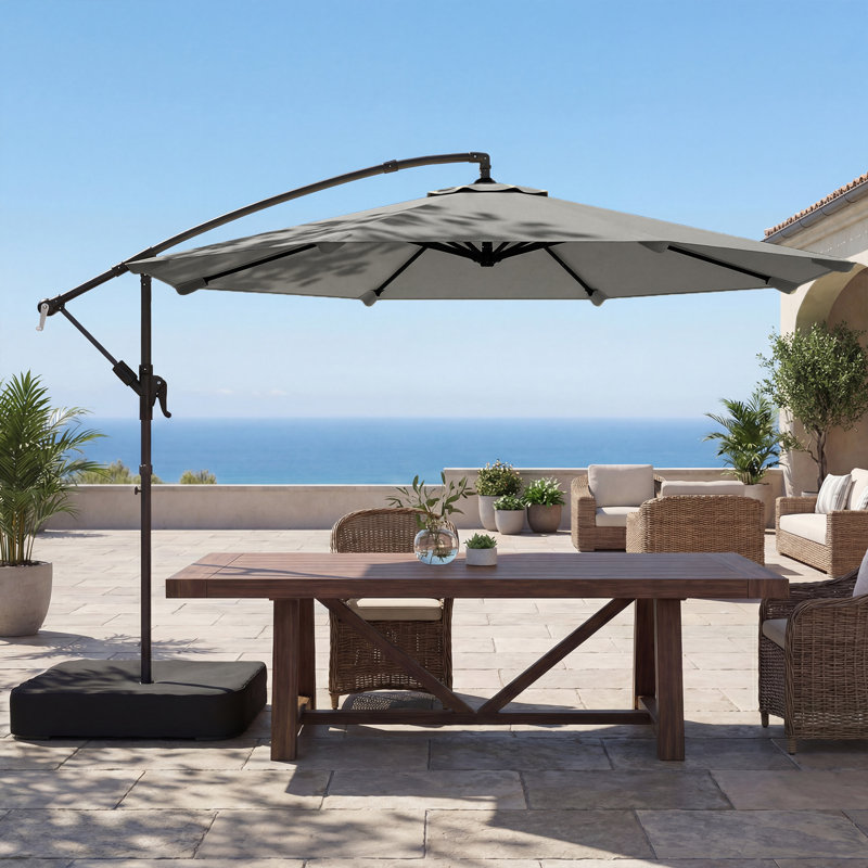 323cm Cantilever Parasol, Grey