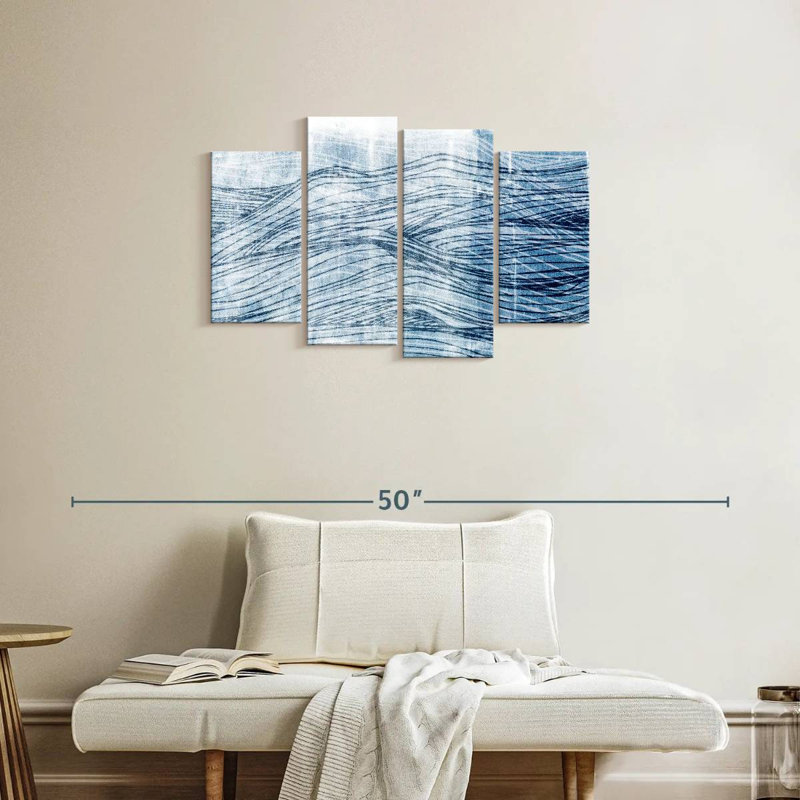 Gillard Indigo Waves I, H 22 po x l 36 po